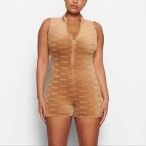 Skims velour romper
